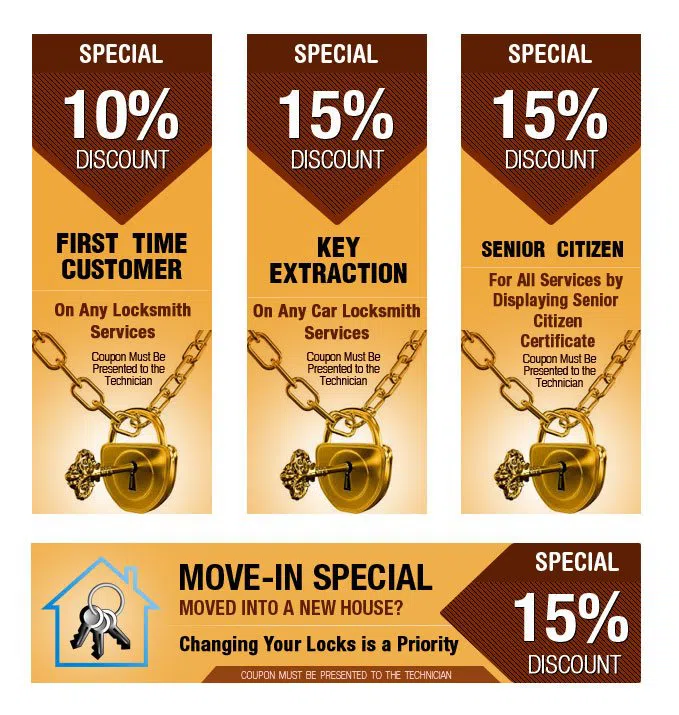 Super Locksmith Service Raleigh, NC 919-827-0493 - coupon1-set-four